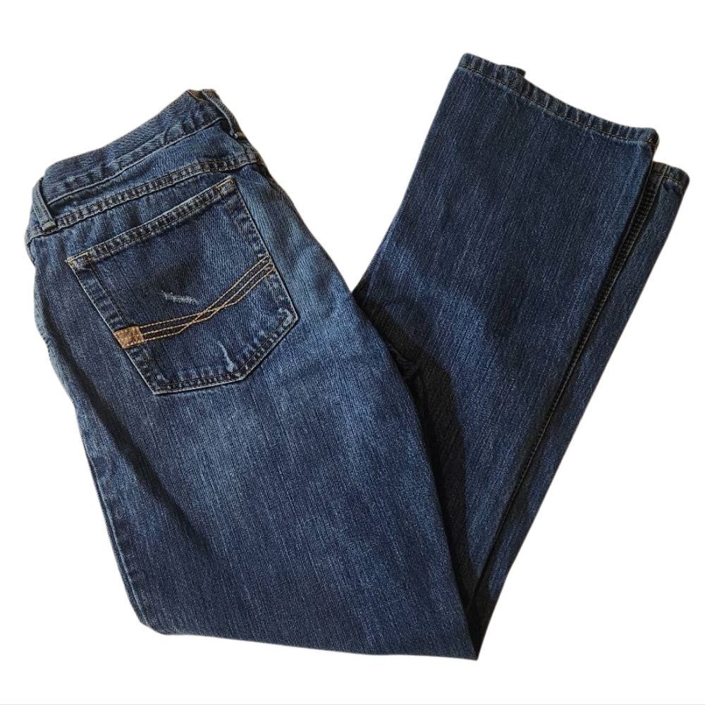 Ariat Men's Low Rise Boot Cut Blue Jeans Size 31x32‎